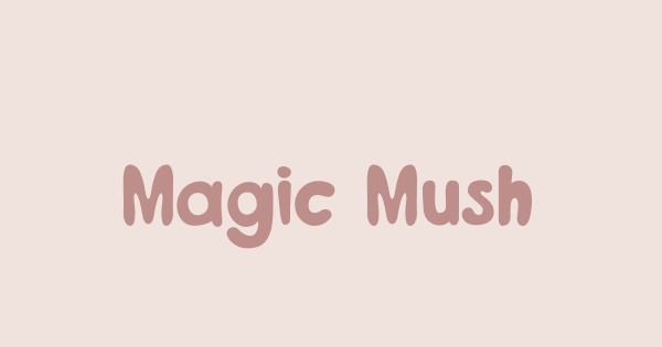 Magic Mushroom font thumb
